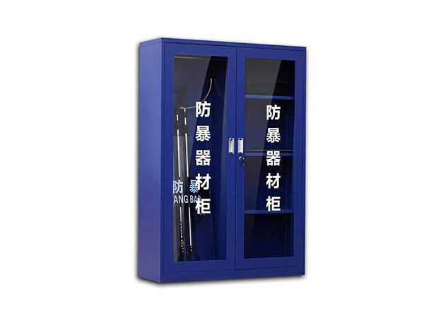 Anti riot equipment cabinet